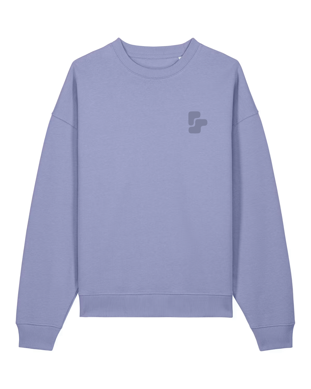 Sweat Col Rond Oversize BRUT - Violet