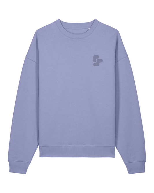 Sweat Col Rond Oversize BRUT - Violet
