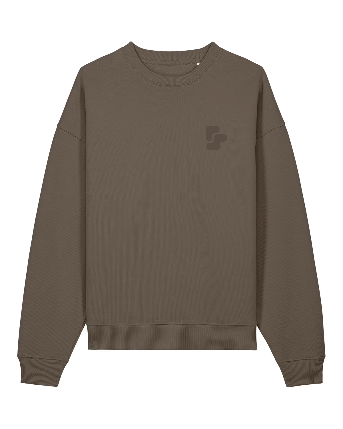 Sweat Col Rond Oversize BRUT - Mocha