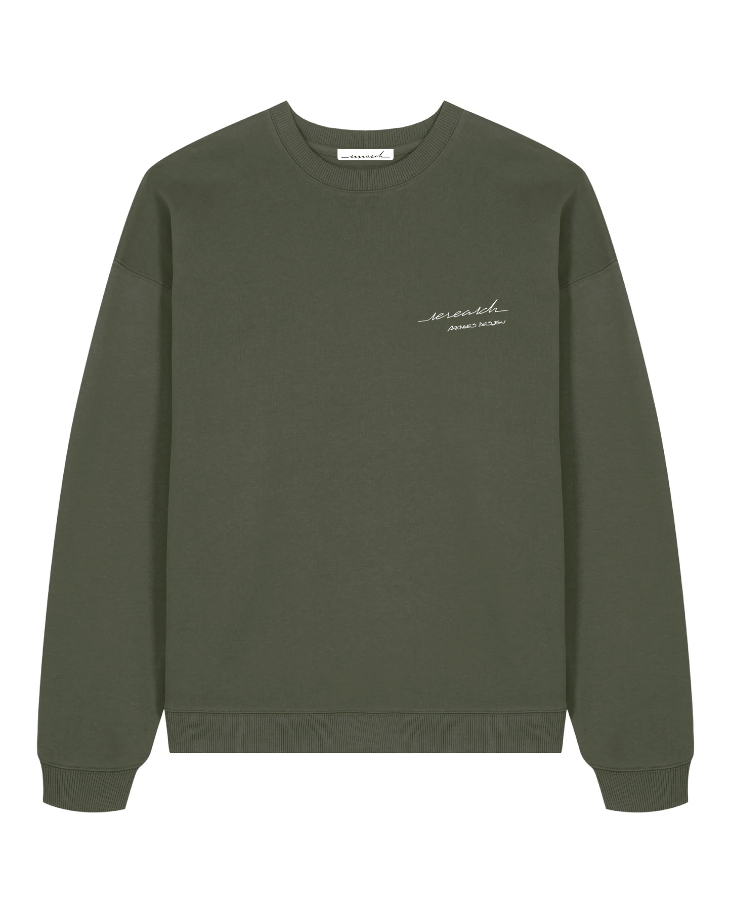 Sweat Oversize Calligraphie - Khaki