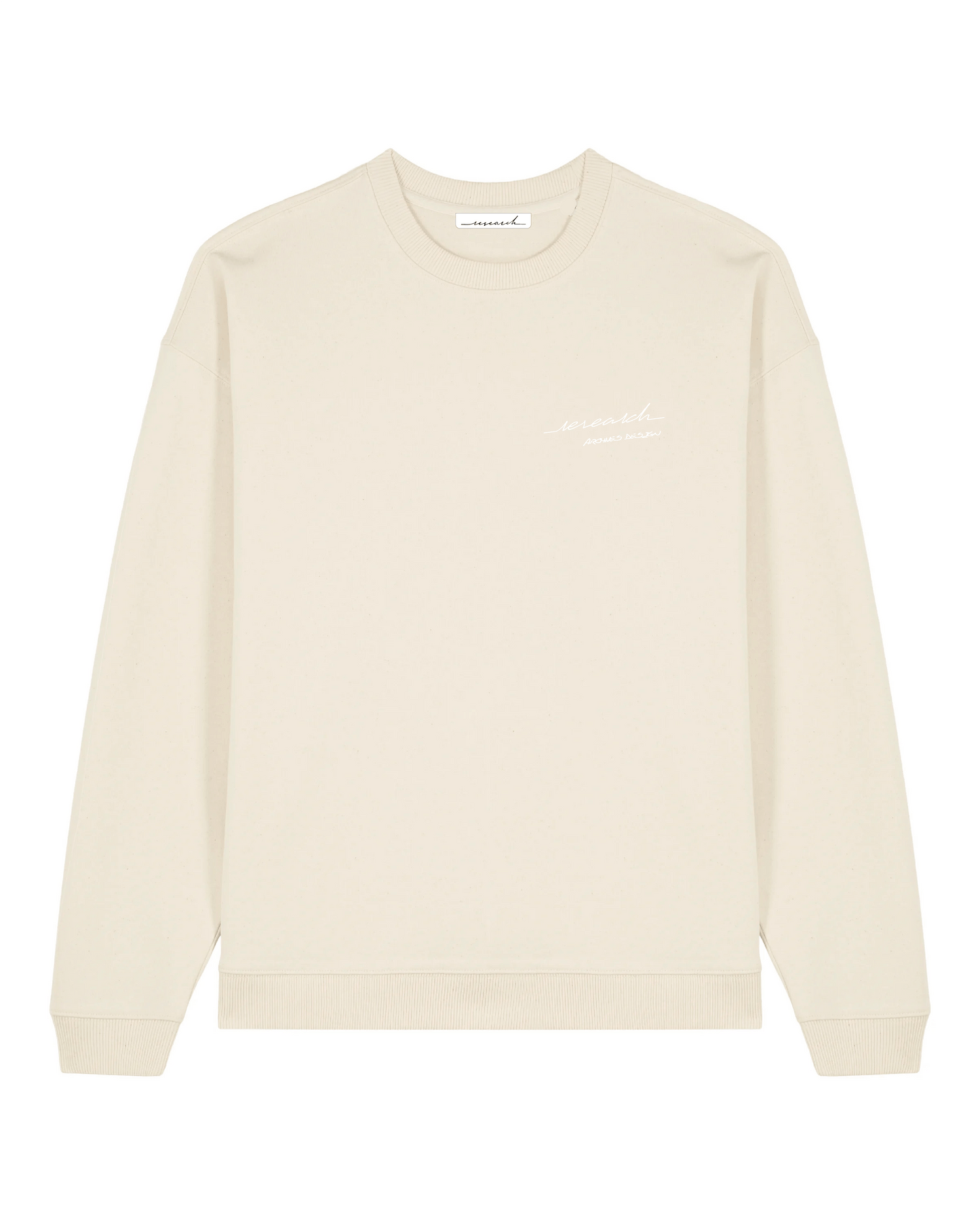 Sweat Oversize Calligraphie - Natural