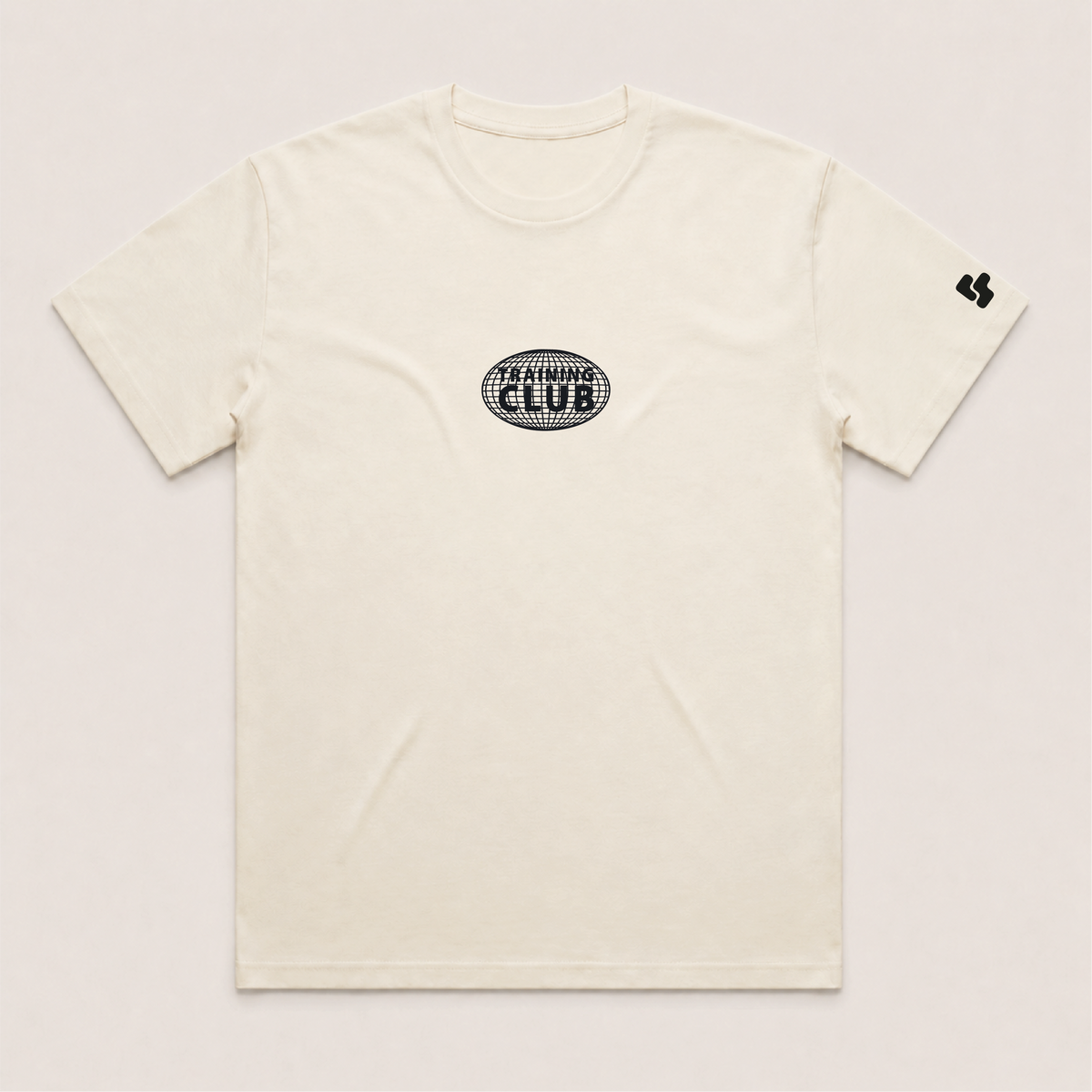 T-shirt Oversize Globe Basics - Cream