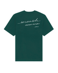 T-Shirt Oversize Calligraphie - Glazed Green