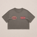Crop Oversize Globe Training Club - Grey & Orange