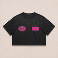 Crop Oversize Globe Training Club - Black & Pink