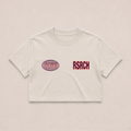 Crop Oversize Globe Training Club - Cream & Orange