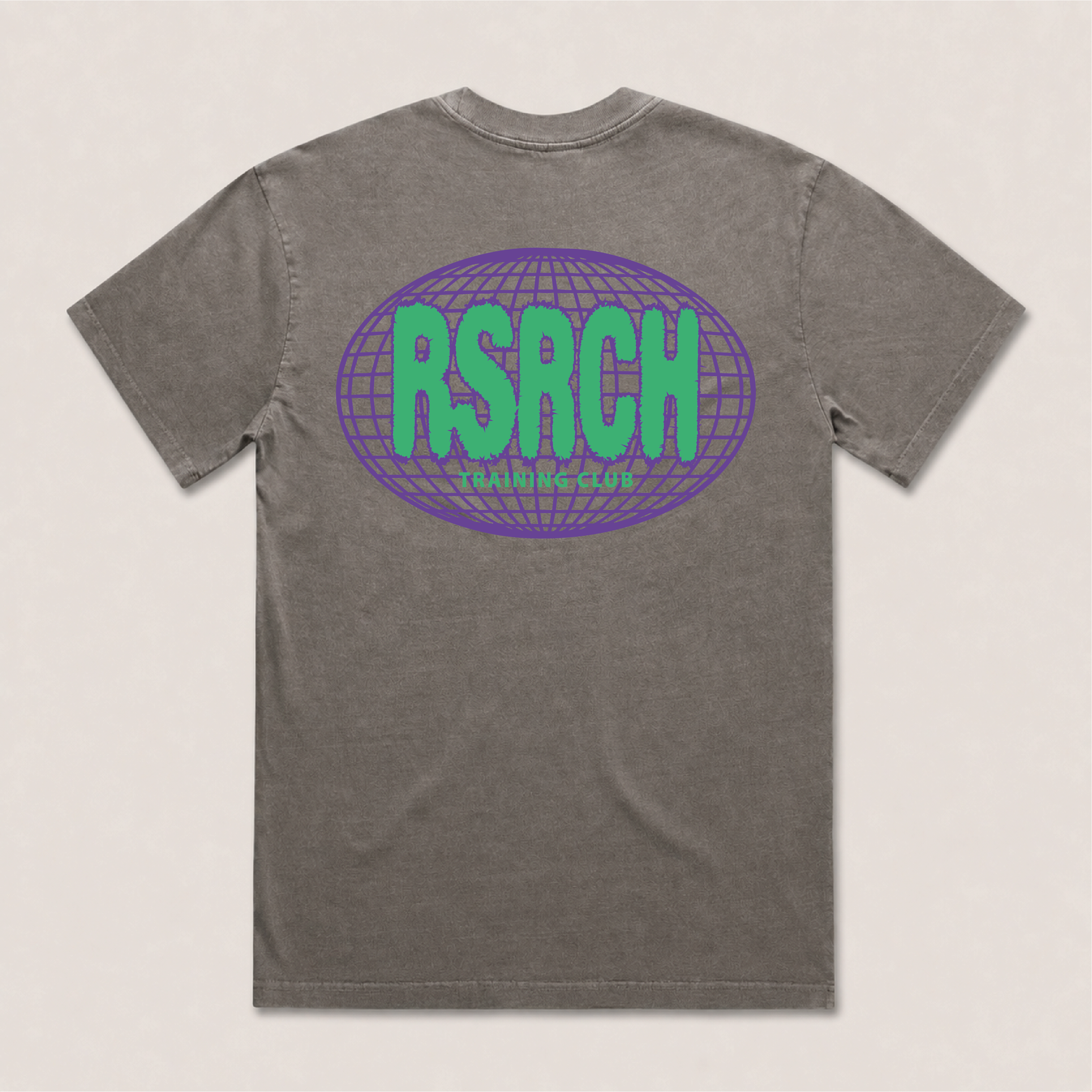 T-Shirt Oversize Globe Training Club - Grey & Purple