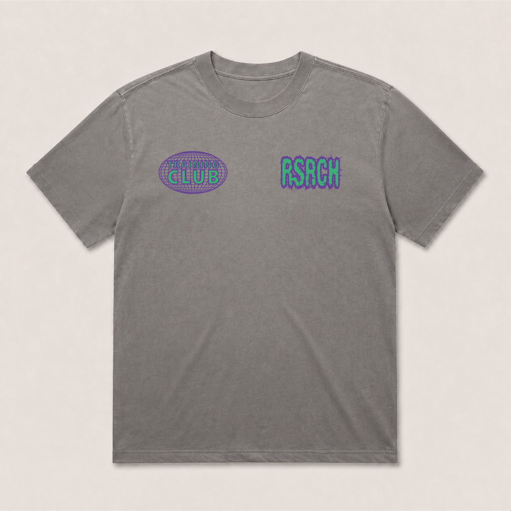 T-Shirt Oversize Globe Training Club - Grey & Purple