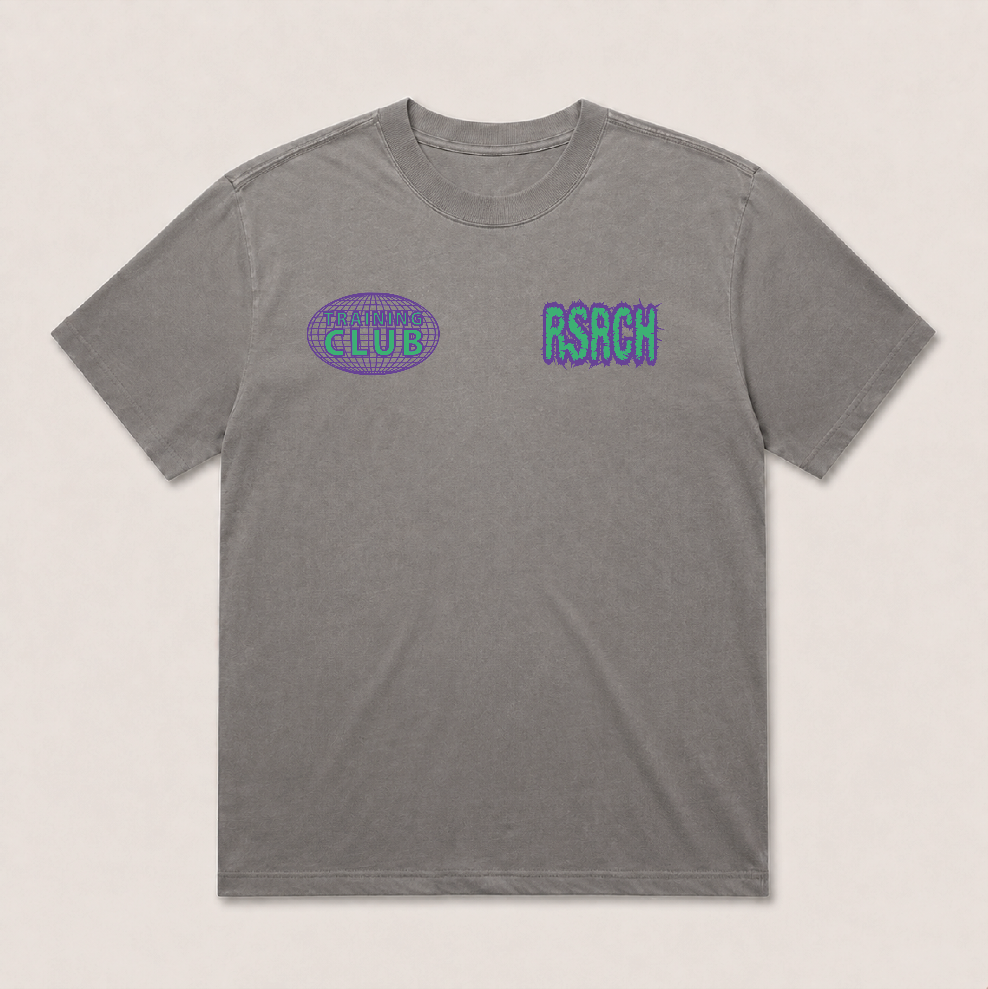 T-Shirt Oversize Globe Training Club - Grey & Purple
