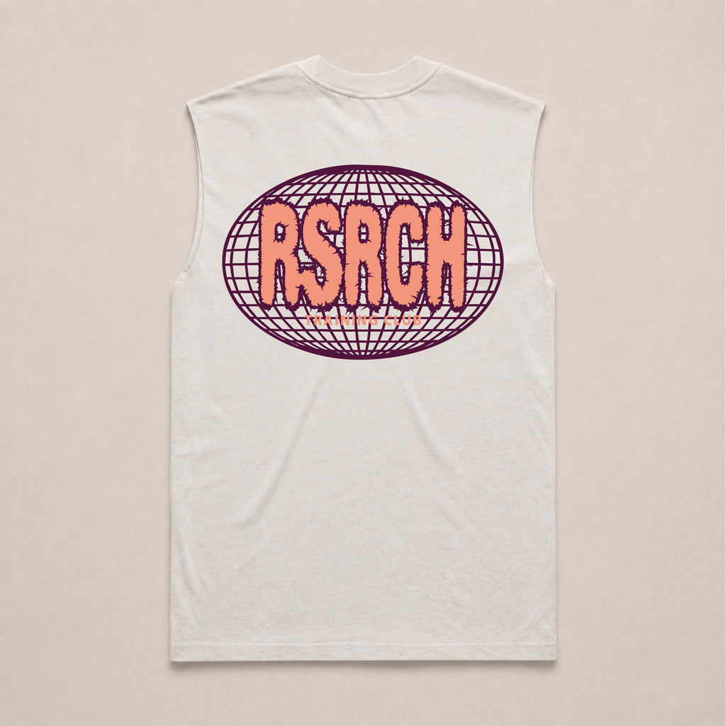 Tank Oversize Globe Training Club - Cream & Orange