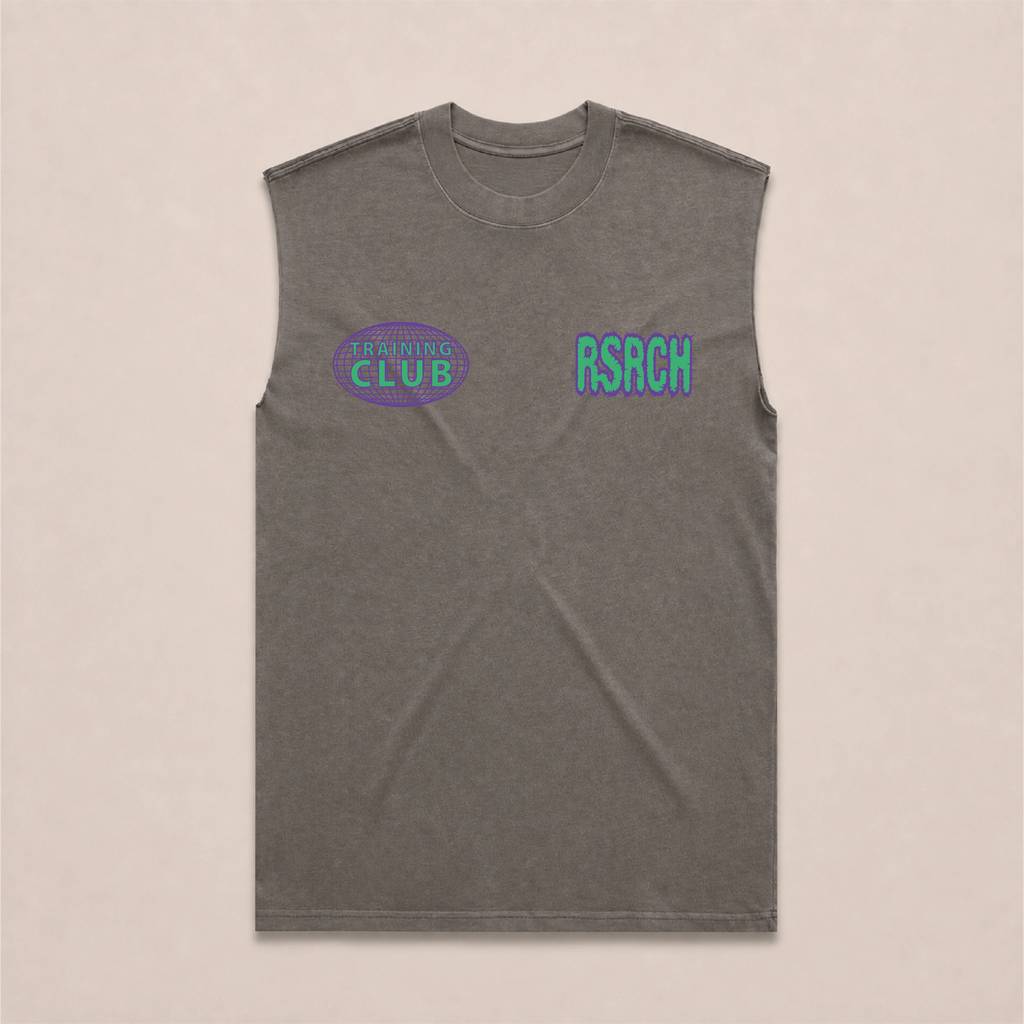 Tank Oversize Globe Training Club - Grey & Green