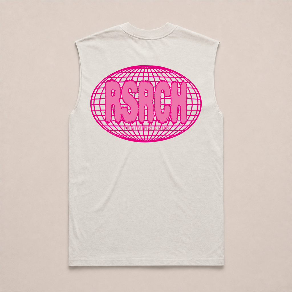 Tank Oversize Globe Training Club - Cream & Pink