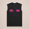 Tank Oversize Globe Training Club - Black & Pink