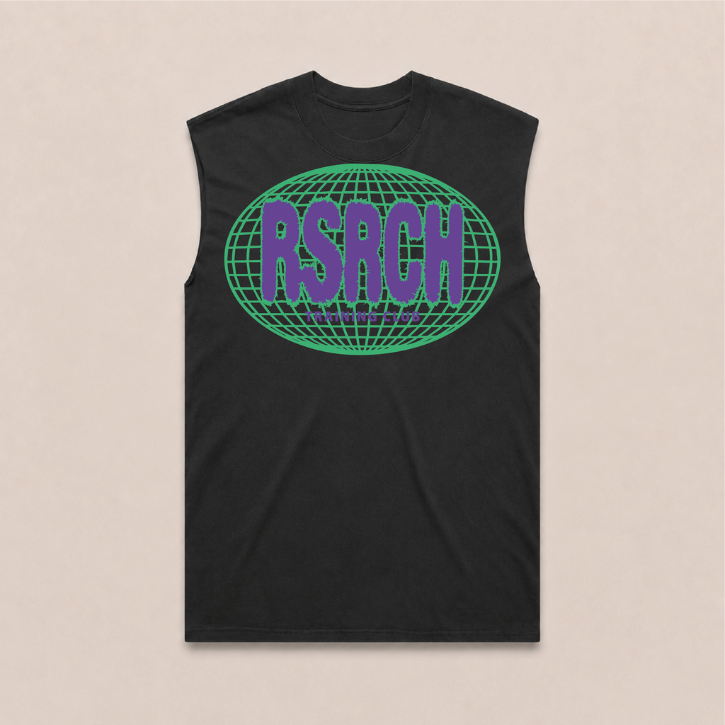 Tank Oversize Globe Training Club - Black & Green