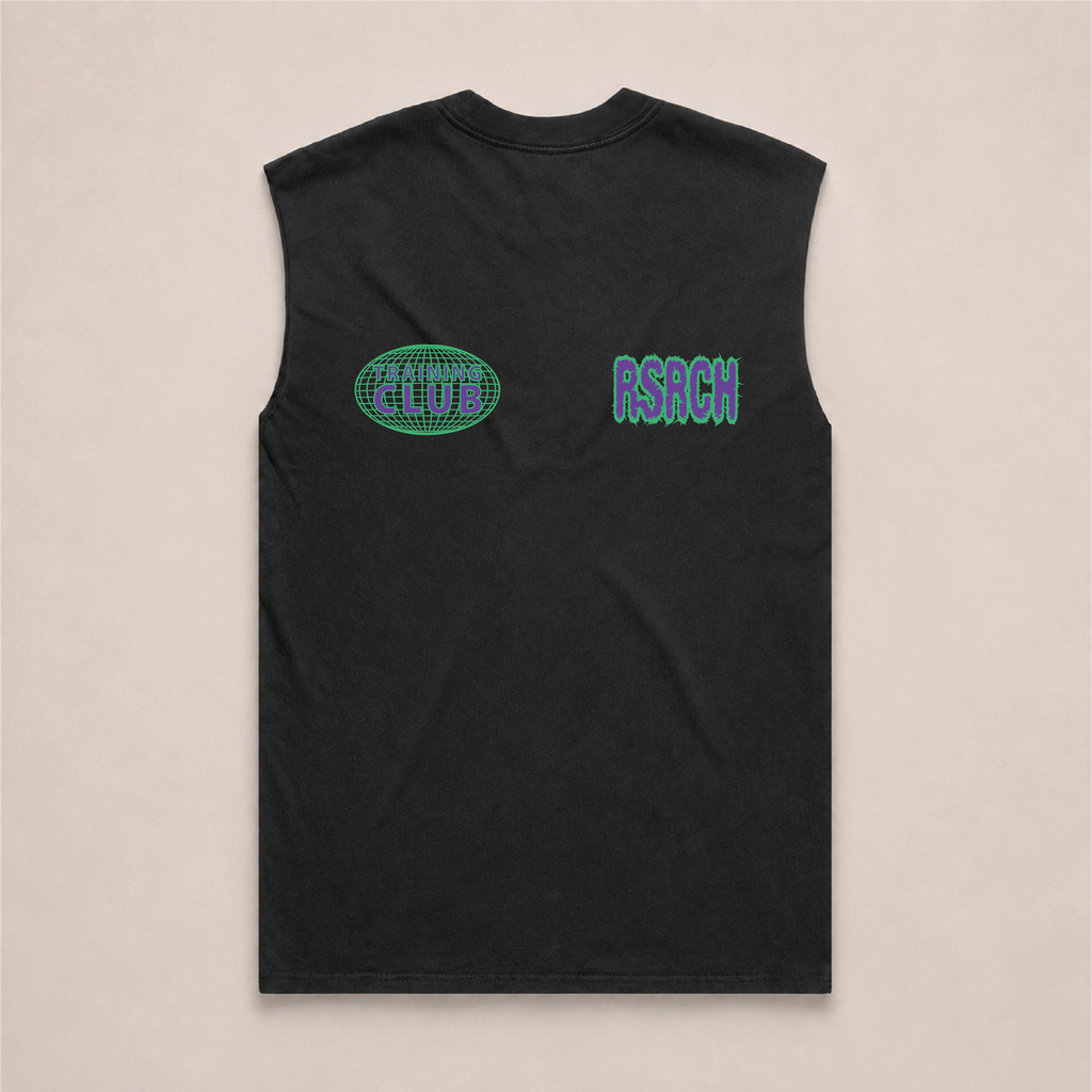 Tank Oversize Globe Training Club - Black & Green