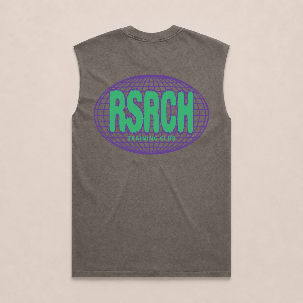 Tank Oversize Globe Training Club - Grey & Green