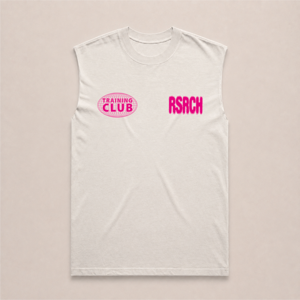 Tank Oversize Globe Training Club - Cream & Pink