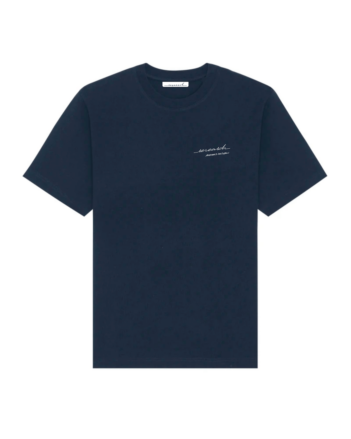 T-Shirt Oversize Calligraphie - Navy